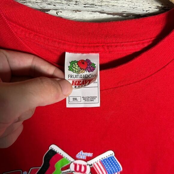 Vintage Balck American Softball world Tournament Shirt - Picture 5 of 7